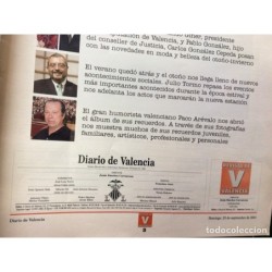 REVISTA DE VALENCIA. DIARIO DE VALENCIA.22 REVISTAS. DESDE EL N°1 AÑO 2001.