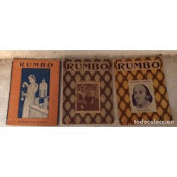 RUMBO .REVISTA PUBLICACIÓN QUINCENAL. 9 REVISTAS DESDE EL AÑO 1945.