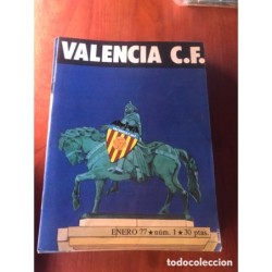 VALENCIA C. DE F. - VALENCIA CLUB DE FÚTBOL. DESDE EL NÚMERO 1 AÑO 1977. 21 REVISTAS.