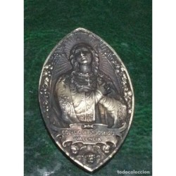 VALENCIA-COLEGIO SAN JOSE S.J. -MEDALLA PLATA. ANTIGUA.