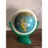 BOLA DEL MUNDO- GLOBO TERRÁQUEO- METAL Y PLÁSTICO- AÑOS 50.