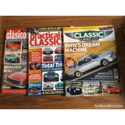 3 REVISTAS DE COCHES CLÁSICOS.