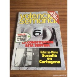 VALENCIA SEMANAL. LOTE DE 8 REVISTAS.