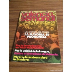 VALENCIA SEMANAL. LOTE DE 8 REVISTAS.