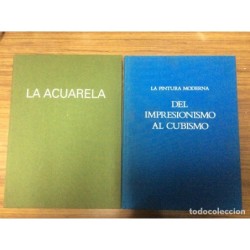LIBROS DE PINTURA. LA ACUARELA-LA PINTURA MODENA DEL IMPRESIONISMO AL CUBISMO- EDITIONS ALBERT SKIRA