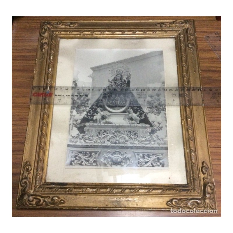 VIRGEN DE LA LUNA. CORDOBA. FOTOGRAFÍA ENMARCADA.