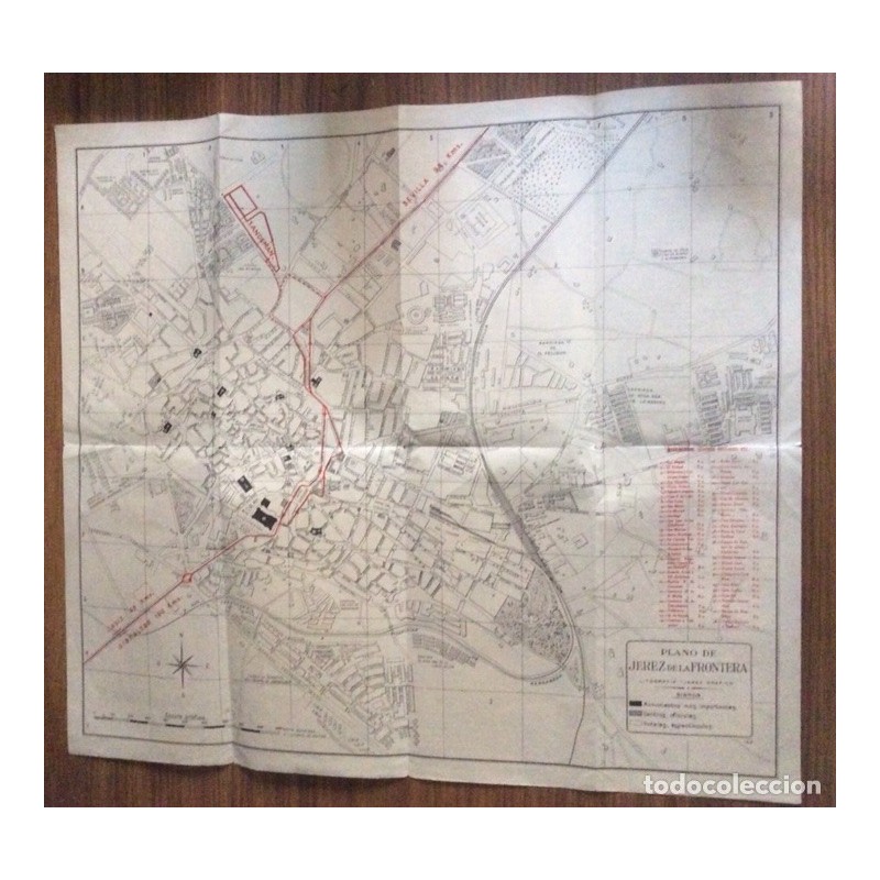 JEREZ DE LA FRONTERA. PLANO ANTIGUO. JEREZ DE LA FRONTERA. PLANO ANTIGUO.