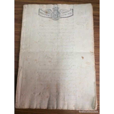 GUADALAJARA.FADRAQUE.LEGAJO 1826. FERNANDO VII.16 HOJAS ESCRITAS POR 2 CARAS.