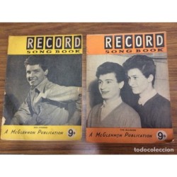 CANCIONERO. RÉCORD SONG BOOK. THE AALISON.JESS CONRAD.ORIGINALES EN INGLÉS.2 EJEMPLARES.