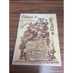 FALLAS DE VALENCIA.LLIBRET DELS CARRERS SALVADORY TRINILARES.AÑO 1945..