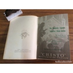 CRISTO MISTERIO POR PASIÓN.CERVERA.CON FIRMAS Y DEDICATORIAS DE LOS ACTORES.AÑO 1940.