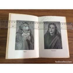 CRISTO MISTERIO POR PASIÓN.CERVERA.CON FIRMAS Y DEDICATORIAS DE LOS ACTORES.AÑO 1940.