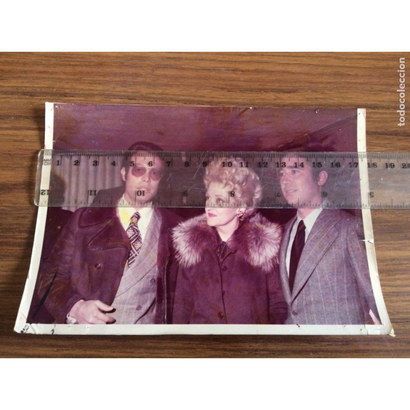 FOTOGRAFÍA ORIGINAL DIESTROS CURRO ROMERO Y PACO CAMINO.