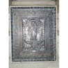 NUESTRA SEÑORA DEL CARMEN. REPUJADO EN BRONCE PLATEADO. MUY ANTIGUO.