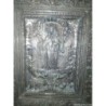 NUESTRA SEÑORA DEL CARMEN. REPUJADO EN BRONCE PLATEADO. MUY ANTIGUO.