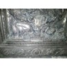 NUESTRA SEÑORA DEL CARMEN. REPUJADO EN BRONCE PLATEADO. MUY ANTIGUO.