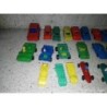 JUGUETES.25 COCHES PLASTICO. ORIGINALES.ANTIGUOS