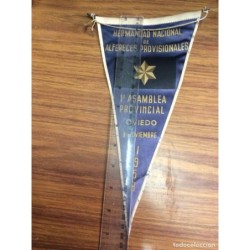 OVIEDO-ALFÉRECES PROVISIONALES.HERMANDAD NACIONAL.BANDERIN.ASAMBLEA 1958.