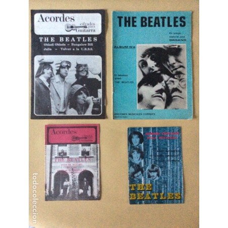 THE BEATLES. 4 ACORDES. 3 DE GUITARRA Y 1 PARA ÓRGANO.