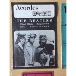 THE BEATLES. 4 ACORDES. 3 DE GUITARRA Y 1 PARA ÓRGANO.
