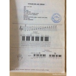 THE BEATLES. 4 ACORDES. 3 DE GUITARRA Y 1 PARA ÓRGANO.