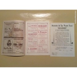 VALENCIA-ASOCIACIÓN DE SAN VICENTE FERRER DEL MOCADORET. PROGRAMA AÑO 1950.