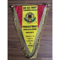 FRANCO-BANDERIN DEL 2º ANIVERSARIO DE SU MUERTE.